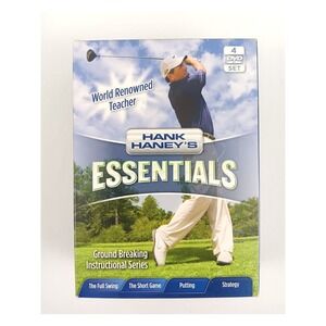 Hank Haneys Essentials 4 DVD Set Golf Instruction Ground Breaking Instructional
